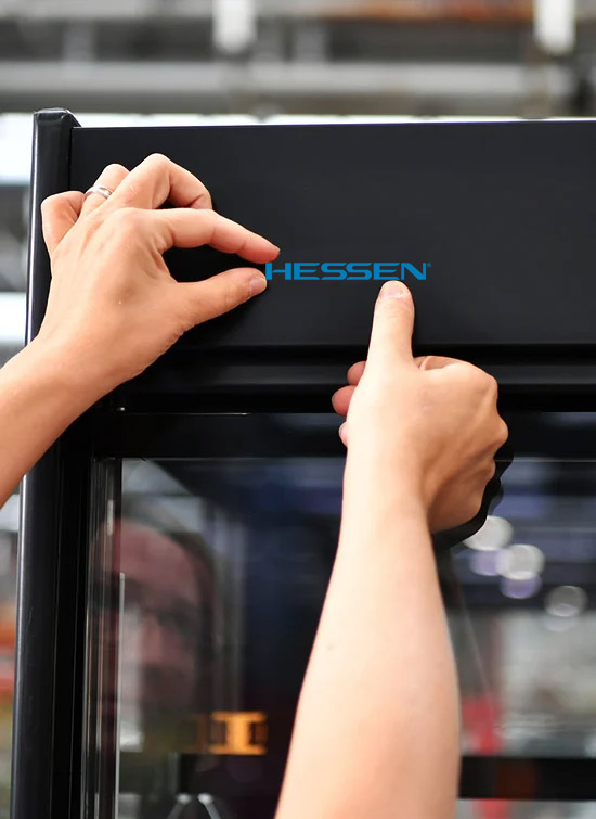hessen logo on the product
