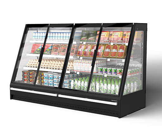 Hessen Marburg refrigeration container variant with black glass frame